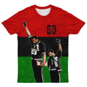 1968 Olympics Black Power 3D All Over Print T-Shirt 3D T-Shirt Red S