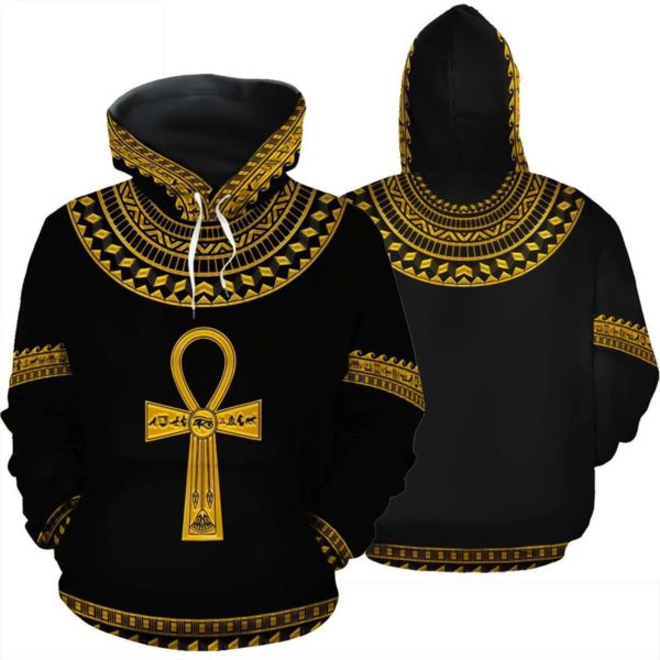 African Ankh Egypt 3D All Over Hoodie product photo 2
