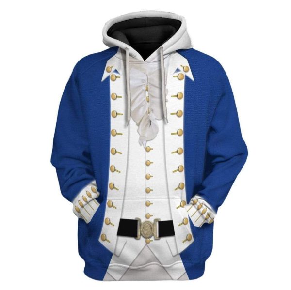 Alexander Hamilton Apparel Cosplay 3D All Over Print Shirt 3D Hoodie Royal S