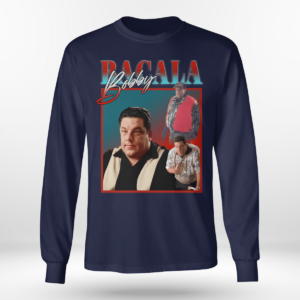 Bacala Bobby Sopranos Vintage 90s Shirt Long Sleeve Tee Navy S