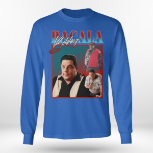 Bacala Bobby Sopranos Vintage 90s Shirt Long Sleeve Tee Royal Blue S
