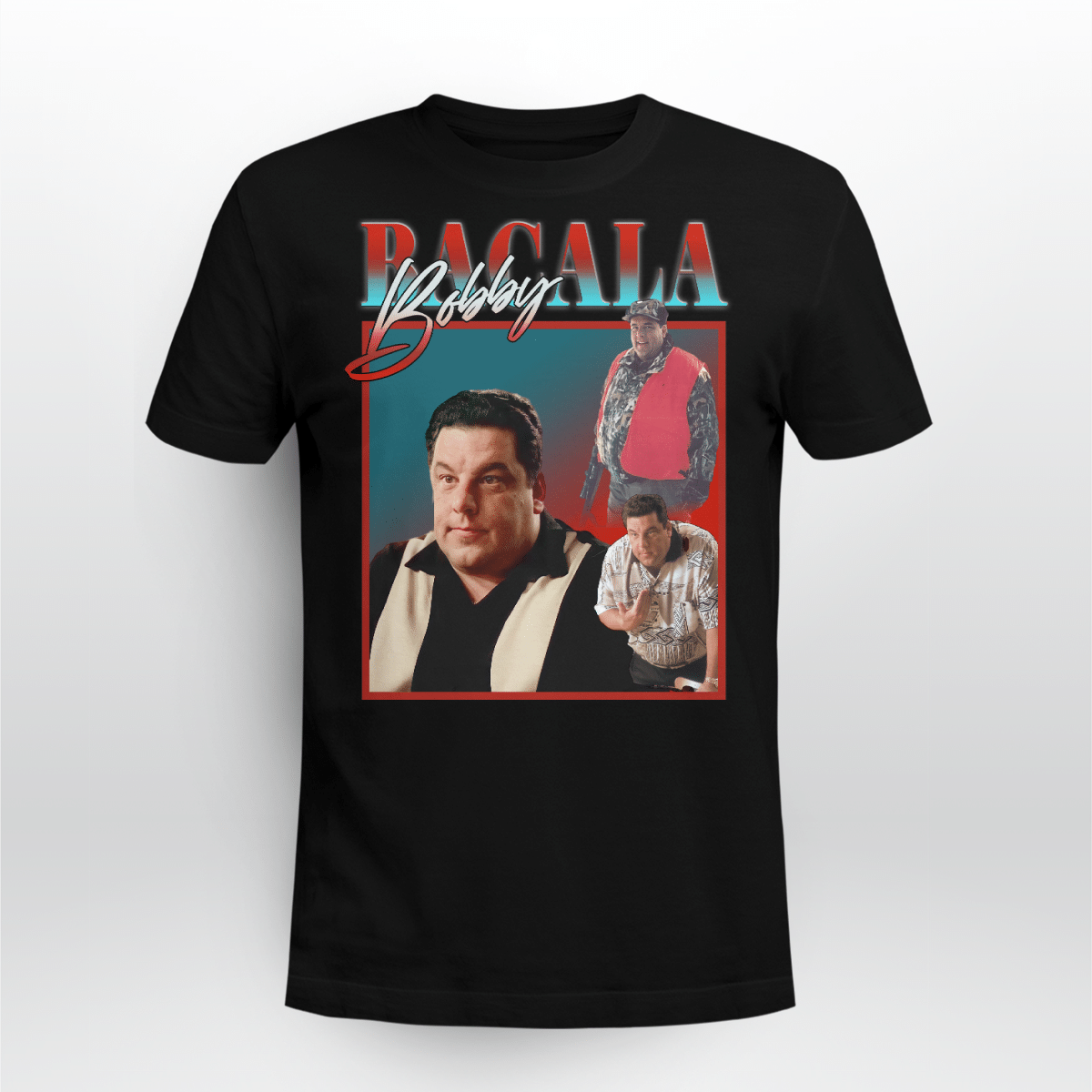 Bacala Bobby Sopranos Vintage 90s Shirt Style: Unisex T-shirt, Color: Black