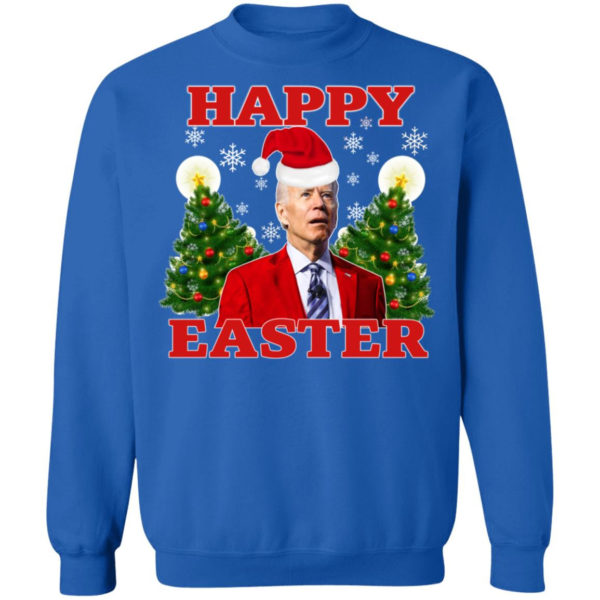 Biden Happy Easter Christmas Sweatshirt Christmas Sweatshirt Royal S
