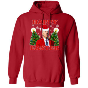 Biden Happy Easter Christmas Sweatshirt Hoodie Red S