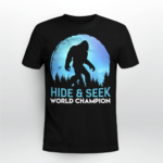 Bigfoot Hide and Seek Champion Shirt Unisex T-shirt Black S