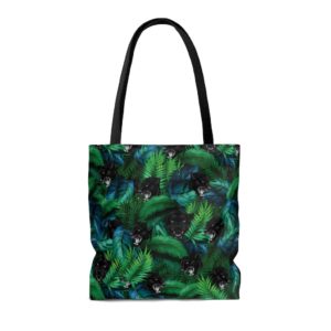 Black Panther Tropical All Over Print Tote Bag product photo 1