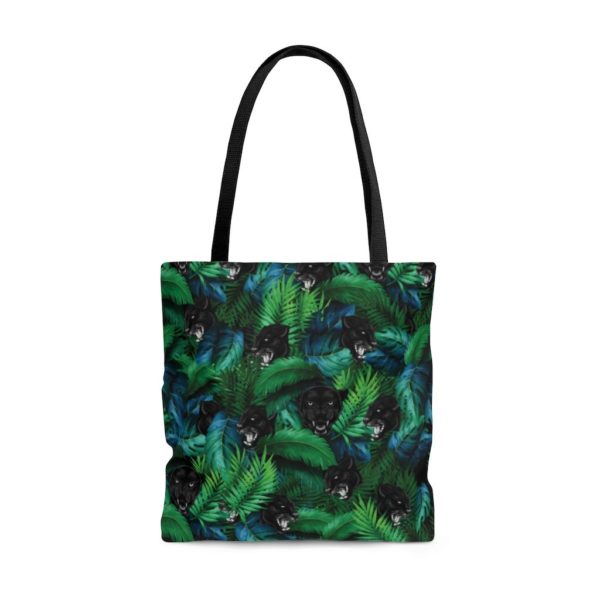 Black Panther Tropical All Over Print Tote Bag Large