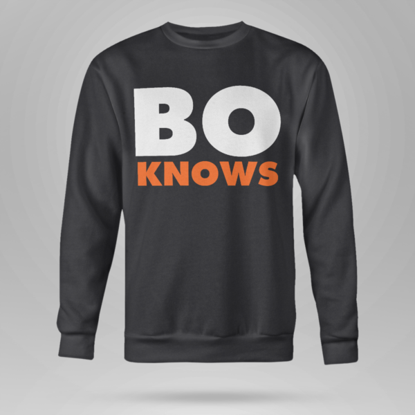 Bo Knows Shirt Crewneck Sweatshirt Black S