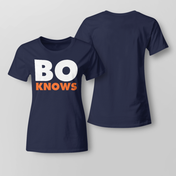 Bo Knows Shirt Ladies T-shirt Navy XS