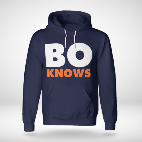 Bo Knows Shirt Unisex Hoodie Navy S