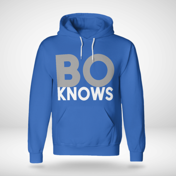 Bo Knows Shirt Unisex Hoodie Royal Blue S