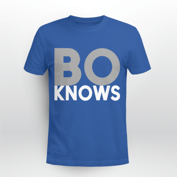Bo Knows Shirt Unisex T-shirt Royal Blue S