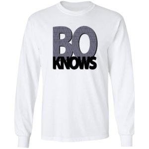 Bo Knows White Shirt Long Sleeve White S