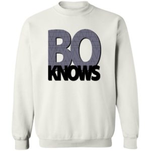 Bo Knows White Shirt Sweatshirt White S