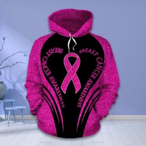 Breast Cancer Awareness 3D All Over Print Hoodie | Leggings 3D Hoodie Purple S