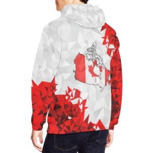 Canada Flag, The True North Strong And Free Maple Leaf 3D All Over Print Hoodie Product Photo