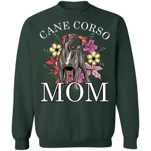 Cane Corso Mom Christmas Sweatshirt Sweatshirt Forest Green S