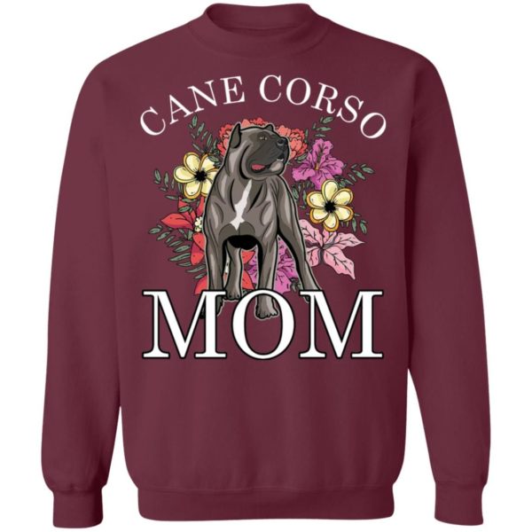 Cane Corso Mom Christmas Sweatshirt Sweatshirt Maroon S