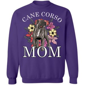 Cane Corso Mom Christmas Sweatshirt Sweatshirt Purple S