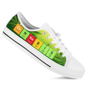 Cannabis Chemical Element Low Top Shoes for Men & Women product photo 2