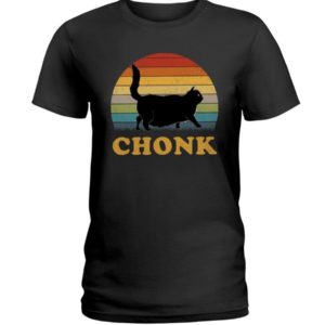 Chonk Cat Vintage Shirt Ladies T-Shirt Black S