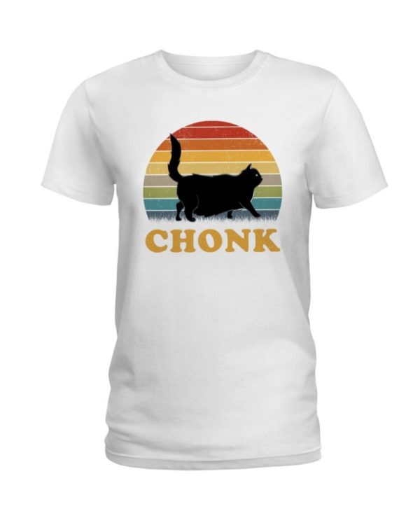 Chonk Cat Vintage Shirt Ladies T-Shirt White S
