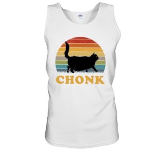 Chonk Cat Vintage Shirt Unisex Tank White S