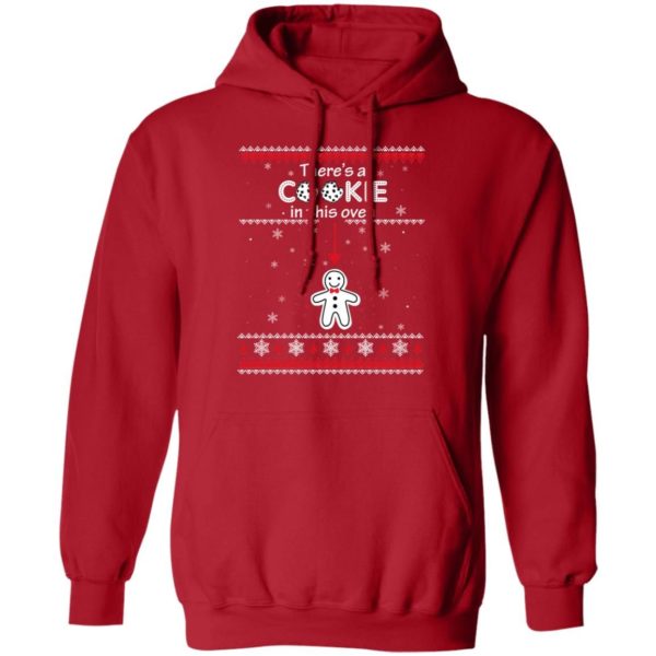 Christmas Couple There’s A Cookie In This Oven Shirt Hoodie Red S