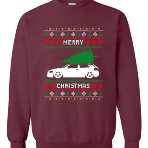 Christmas Is Coming Ugly Christmas Sweatshirt Sweatshirt Maroon S