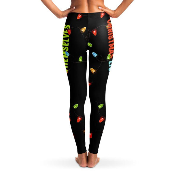Christmas Lights Are Like Epstein Gift Leggings 3D All Over print product photo 3