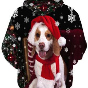 Christmas Puppy Puppy Lover 3D All Over Print Hoodie product photo 1