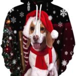 Christmas Puppy Puppy Lover 3D All Over Print Hoodie 3D Hoodie White S