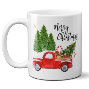 Christmas Tree Coffee Mug Car And Gift Christmas Coffee Mug Mug 11oz White One Size