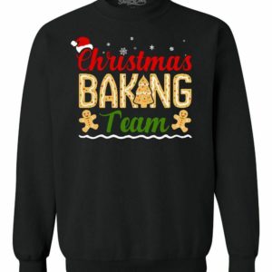 Christmas with Baking Team - Yummy Gingerbreads Sweatshirt Sweatshirt Black S