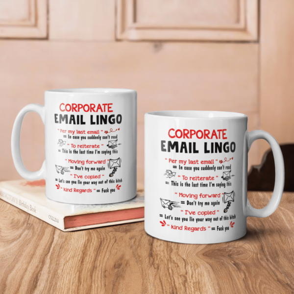 Corporate Email Lingo Coffee Mug product photo 3