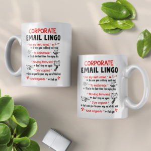 Corporate Email Lingo Coffee Mug product photo 4
