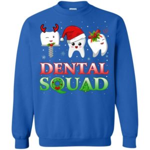 Dental Squad Tooth Christmas Sweatshirt Sweatshirt Royal S