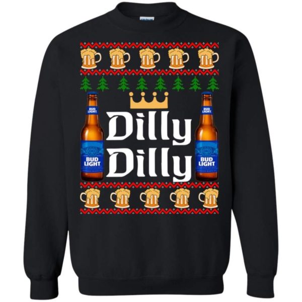 Dilly Dilly Beer lover Christmas Sweatshirt Sweatshirt Black S