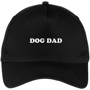 Dog Dat Embroidered Hat CP86 Five Panel Twill Cap Black One Size