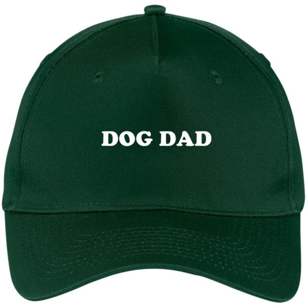 Dog Dat Embroidered Hat CP86 Five Panel Twill Cap Hunter One Size