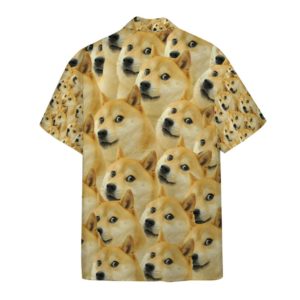 Doge Meme Hawaiian Shirt | 3D All Over Print Hawaiian Shirt product photo 1