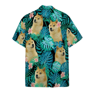 Doge Meme Tropical Hawaiian Shirt product photo 2