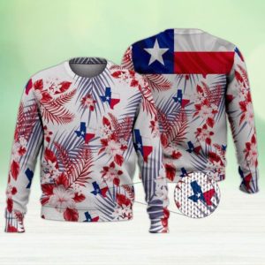 Don't Mess With Texas Texas Map 3D Sweater AOP Sweater White S