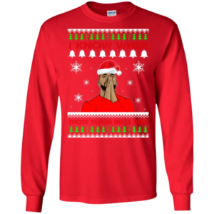 Drake I Know When Those Sleigh Bells Ring Christmas Shirt Long Sleeve Red S