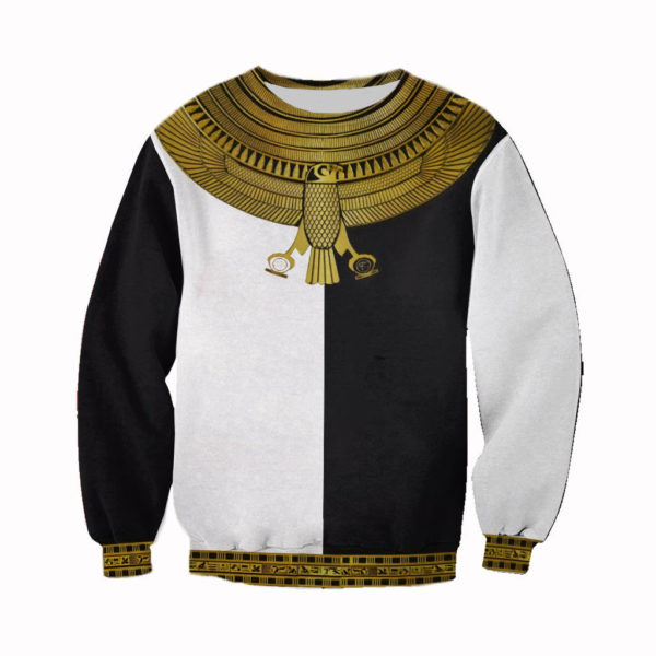 Egyptian Horus 3D Printed 3D Sweatshirt Black S