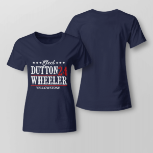 Elect Dutton Wheeler 24 Yellowstone Shirt Ladies T-shirt Navy XS