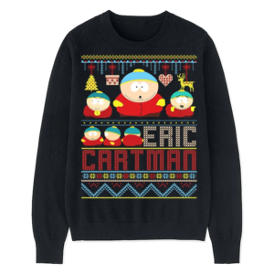 Eric Cartman Christmas Sweatshirt Sweatshirt Black S