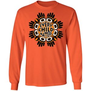 Every Child Matters Orange Shirt Day G240 LS Ultra Cotton T-Shirt Orange S