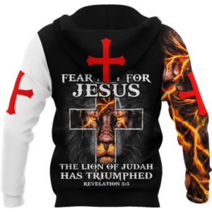 Fear Not For Jesus The Lion Of Judah Has Triumphed All Over Print 3D T-Shirt, Hoodie product photo 5