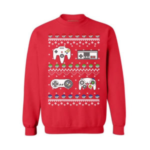 Gamer Funny Game Lover Christmas Sweatshirt Sweatshirt Red S